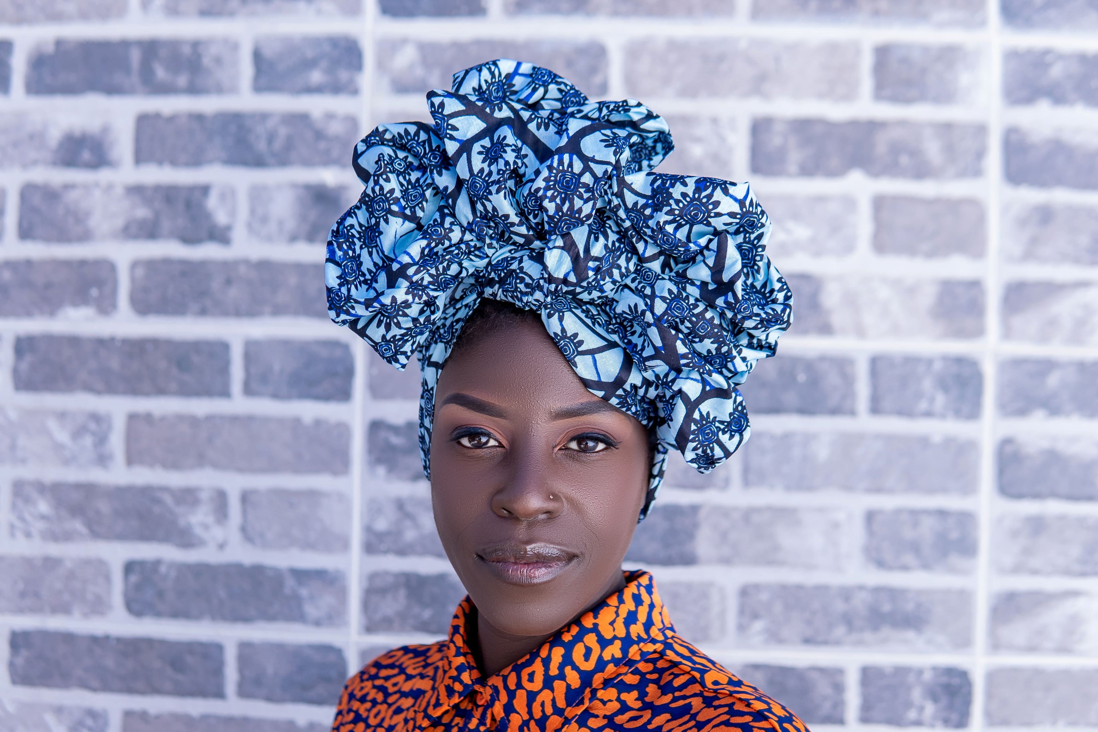 Black owed french african print headwrap company